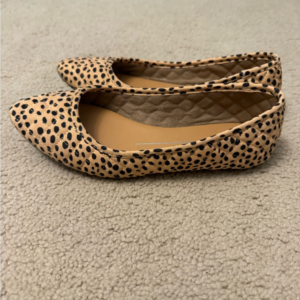Leopard slip on shoe size 7